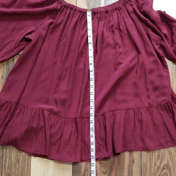 Loft off shoulder ruffle top - Picture 4 of 8